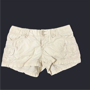 Women's Cream Shorts